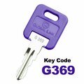 Global RV KEY, G369, Purple, Precut KEY-G369